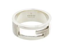GUCCI　グッチ ブランデッドG　リング　指輪　シルバー　 SV　7.1g　9号　2148103886041【200】