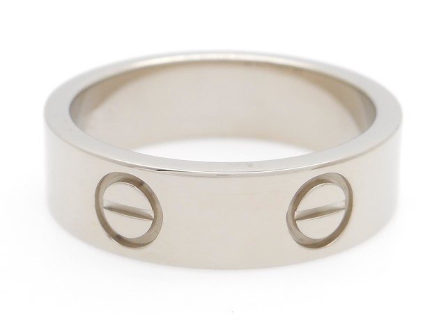 n*)様 Cartier ミニラブリング　カルティエ１pダイヤ　ホワイトゴールド Cartier カルティエ 貴金属・宝石 ラブリング リング ラブR WG