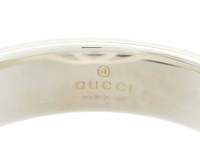 名入れ無料】 グッチ GUCCI リング 指輪 BRITT ブリット Gロゴ 全7サイズ シルバー925 YBC19048300 ジュエリー 高級  父の日 母の日 バレンタイン 名入れ アクセサリー - 【名入れギフトのエイレベル ブランドギフト専門店】- プレゼント＆ギフトのギフトモール