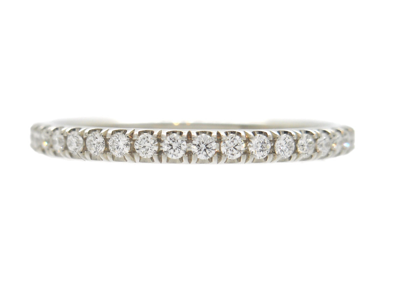 マイクロパヴェエターニティリング HARRY WINSTON ハリーウィンストン マイクロパヴェリング ハーフ