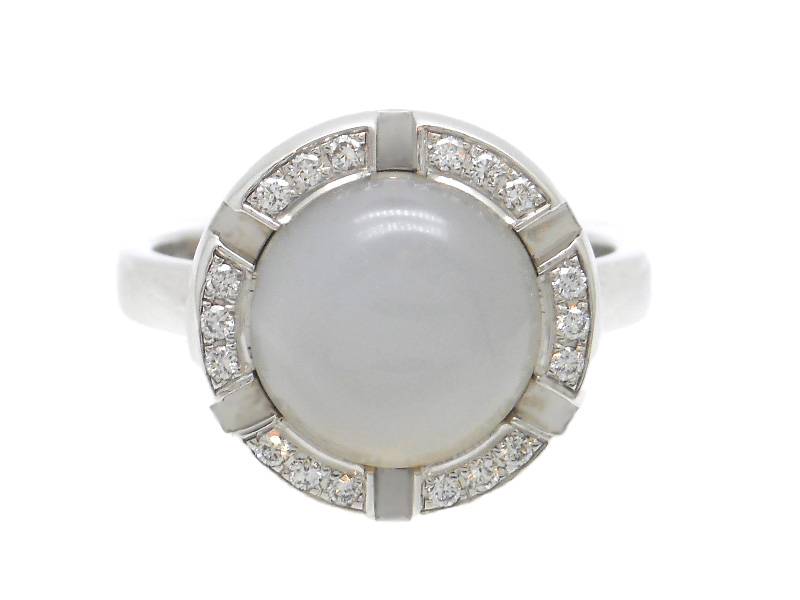 美品　 Chaumet　ショーメ　クラスワン MM　ダイヤ付き CHAUMET Chaumet ショーメ クラスワン ハーフダイヤ リング