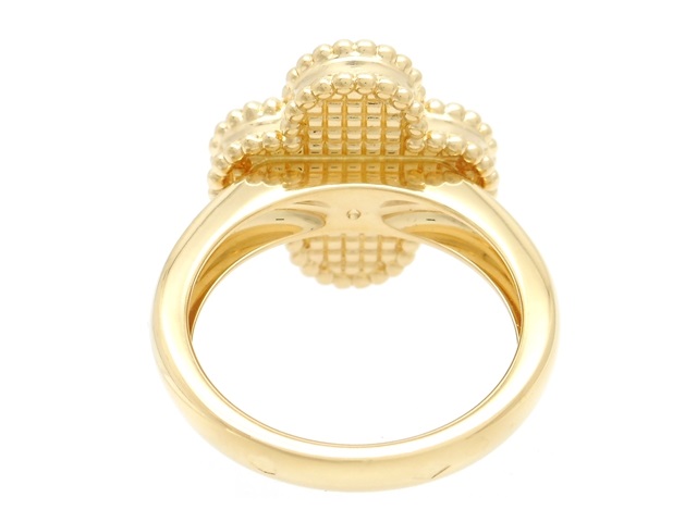 国内発送【VanCleef＆Arpels】Vintage Alhambra ギヨシェ リング Van Cleef & Arpels ヴァンクリーフ＆アーペル ヴィンテージ