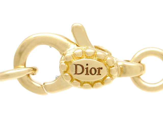 （新品仕上げ済）クリスチャン ディオール Christian Dior Oui ダイヤ ブレスレット K18 YG × ダイヤ JOUI95004 腕輪 8277