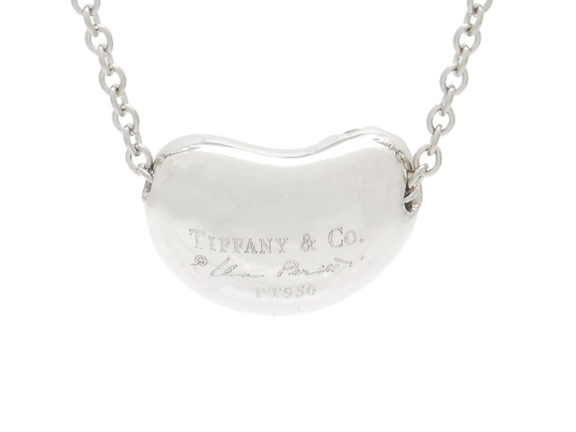 TIFFANY＆CO ティファニー 貴金属・宝石 ビーンネックレス PT950