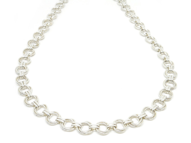 ティファニー　サークルリンク　トリニティ　ネックレス　シルバー925 Tiffany & Co. - TIFFANY&Co. (ティファニー) OLD/VINTAGE トリニティ