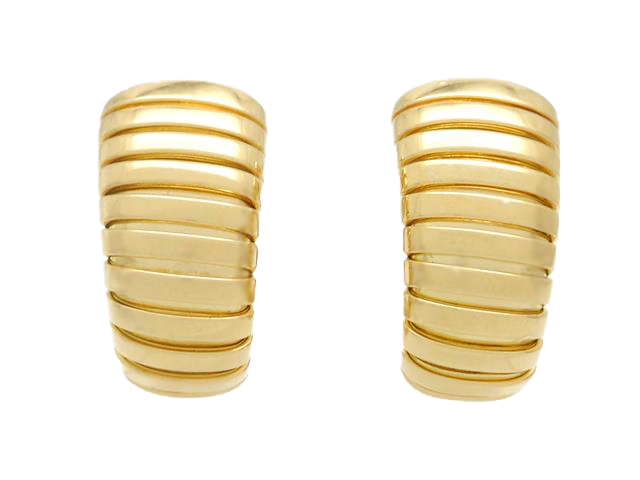 BVLGARI ブルガリ トゥボガスピアス YG イエローゴールド 24.4g