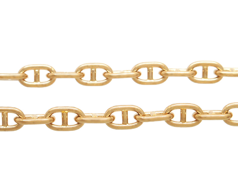 HERMES エルメス シェーヌダンクルコントゥール ネックレス PG ピンク