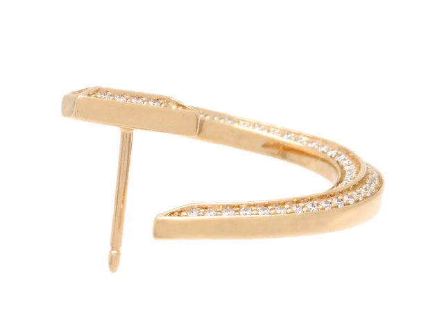 TIFFANY＆CO ティファニー Tワンオープンフープピアス