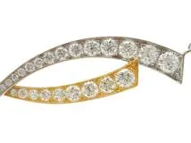 CHANEL　シャネル　コメットコレクション　ネックレス　YG　WG　ゴールド　ダイヤモンド　6.9ｇ　J11730　2120000347900　【200】