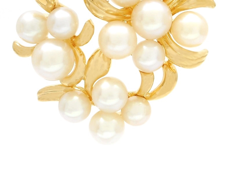 TASAKI　タサキ　ペンダントトップ　真珠　K18　イエローゴールド　D　ダイヤモンド　0.01ct 　9.4g　2143200600170【200】