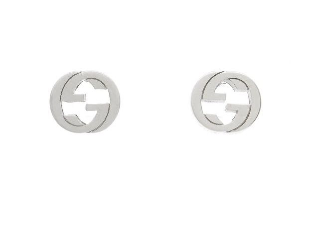GUCCI グッチ インターロッキングGピアス シルバー SV 3.5g