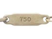 ﾏTIFFANY＆CO　ティファニー　マルチハートスウィングドロップネックレス　YG　イエローゴールド　WG　ホワイトゴールド　6.7g　2147100538311　【200】