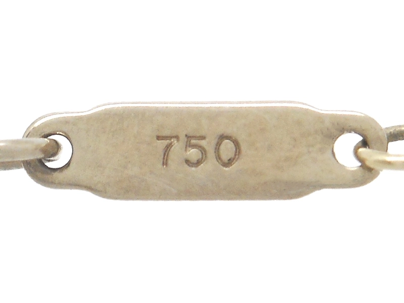 マTIFFANY&CO ティファニー マルチハートスウィングドロップネックレス YG イエローゴールド WG ホワイトゴールド 6.7g 2147100538311 【200】