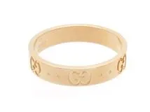 GUCCI アイコン　ピンクゴールドリング GUCCI グッチ アイコンリング 指輪 PG ピンクゴールド 3.9g 14号