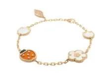 Van Cleef & Arpels　ヴァンクリーフ&アーペル　ラッキースプリング　ブレスレット　PG　ピンクゴールド　11.2g　VCARP7RR00　2143100471931　【200】