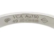 Van Cleef & Arpels　ヴァンクリーフ&アーペル　ヴィンテージアルハンブラ　リング　WG　ホワイトゴールド　ダイヤモンド　約6.4g　49号　日本サイズ9号　VCARO26N49　2143700191970　【200】
