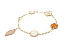 Van Cleef & Arpels　ヴァンクリーフ&アーペル　ラッキースプリング　ブレスレット　PG　ピンクゴールド　11.2g　VCARP7RR00　2143100471931　【200】