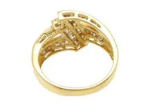 JEWELRY　貴金属・宝石　ダイヤモンド　リング　指輪　K18　ゴールド　D0.82ct　4.4g　11号　2141000354095 【200】