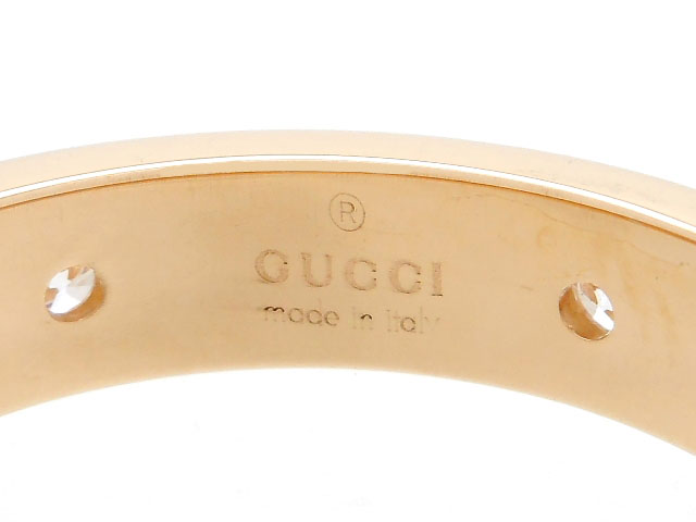 GUCCI グッチ 貴金属・宝石 指輪 アイコンリング 6PD PG ピンク