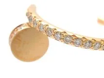 Cartier　カルティエ　ジュストアンクルフープピアス　スモールモデル　PG　ピンクゴールド　ダイヤモンド　4.4g　CRB8301429　2147300411018　【200】