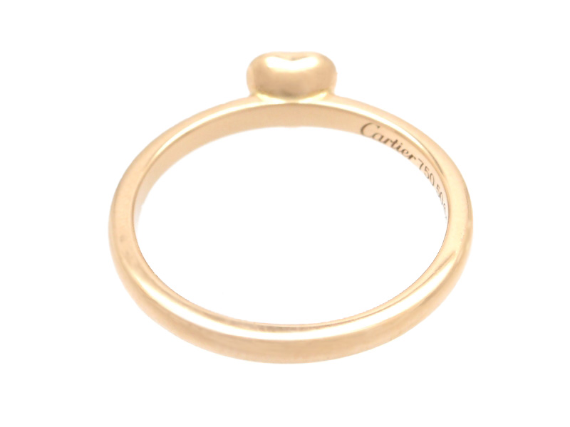 ★正規品★カルティエ★ディアマンレジェハートダイヤリング★ピンクゴールド★９号 Cartier カルティエ ディアマンレジェリング ハート ダイヤモンド PG