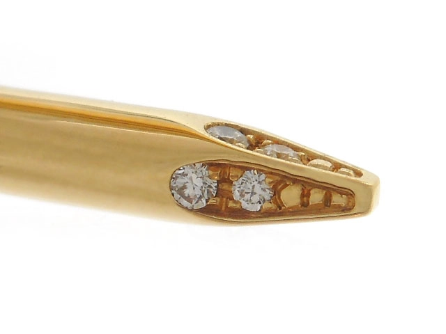 Cartier　カルティエ　ジュストアンクル ブレスレット　スモールモデル　SM　イエローゴールド　YG　ダイヤモンド　8.3g（2143700194476）【200】