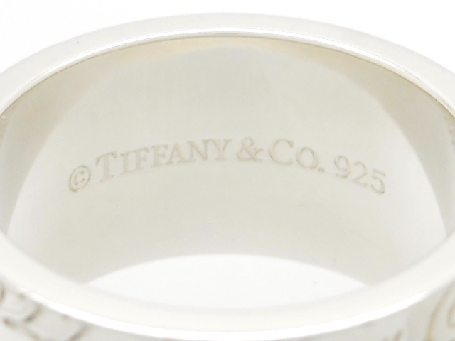 ティファニー リング ノーツ ワイド Tiffany & Co. ノーツ ワイド リング 指輪 20号