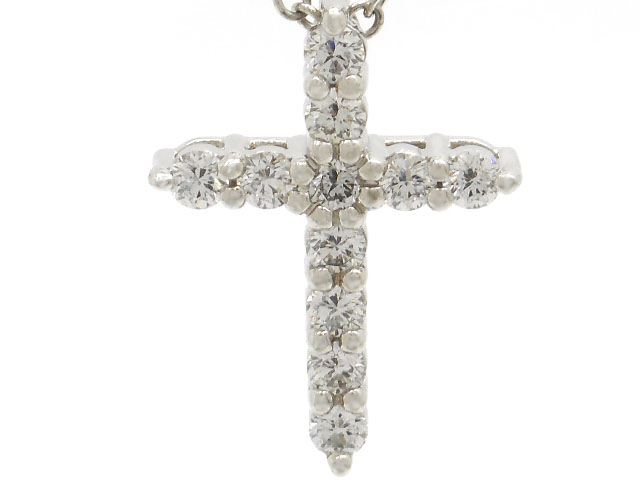 TIFFANY＆CO ティファニー 貴金属・宝石 ミニクロスネックレス