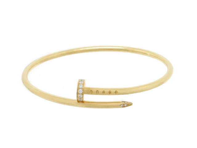 カルティエ　ジュストアンクルブレスレット スモールモデル YG ダイヤモンド Cartier カルティエ ジュストアンクル ブレスレット スモールモデル SM