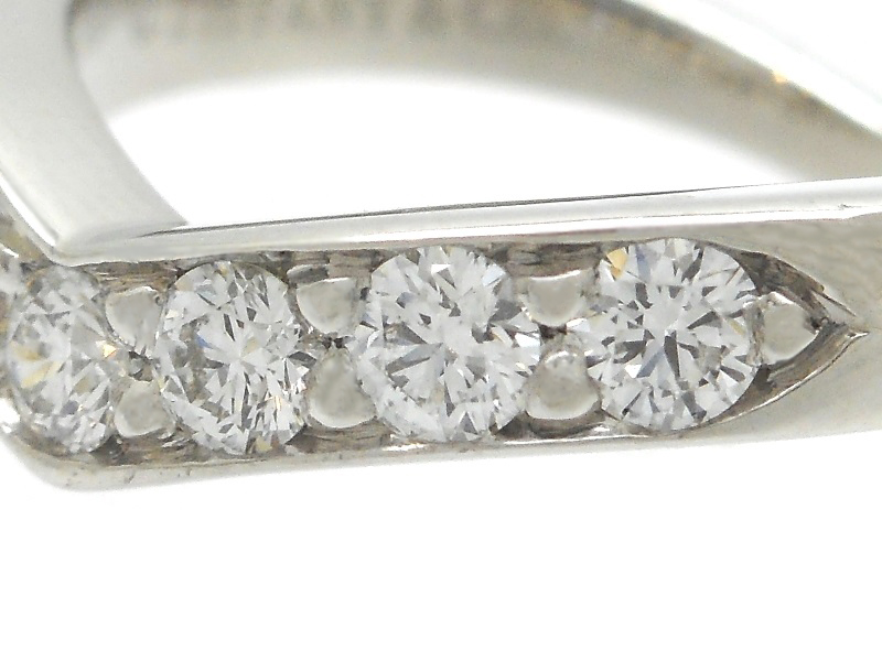 TIFFANY&CO ティファニー Vバンド リング 指輪 PT950 プラチナ TIFFANY&CO ティファニー Vバンド リング 指輪 PT950 プラチナ