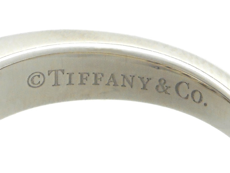 TIFFANY＆CO ティファニー Vバンド リング 指輪 PT950 プラチナ