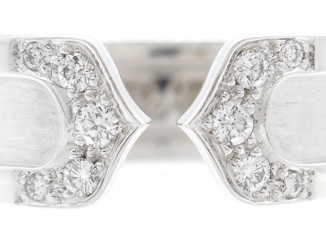 ミントティー カルティエ♡C2リング ダイヤ ホワイトゴールド