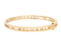 BVLGARI　ブルガリ　ビーゼロワンブレスレット　B-zero1　ピンクゴールド　PG　約21.5g　Mサイズ（2143200575690）【200】