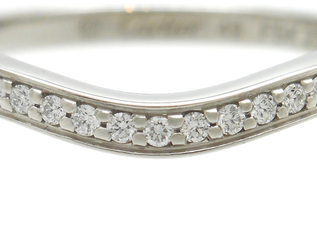 Cartier カルティエ バレリーナカーブリング ダイヤモンド PT