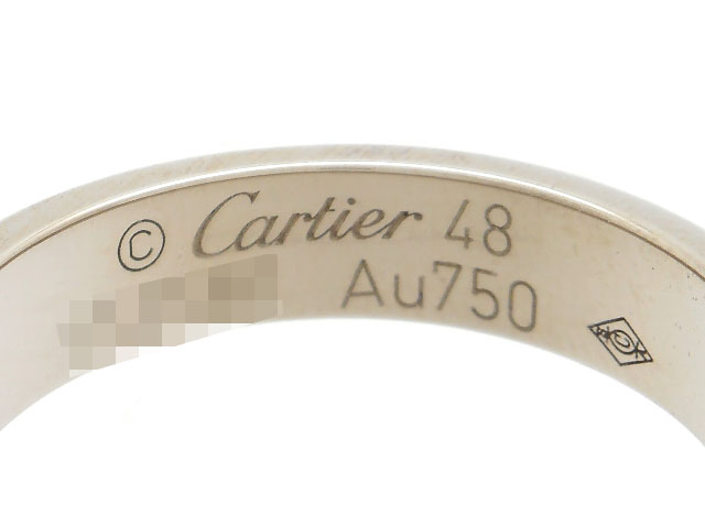 Cartier カルティエ 貴金属・宝石 ハッピーバースデーリング 指輪 WG