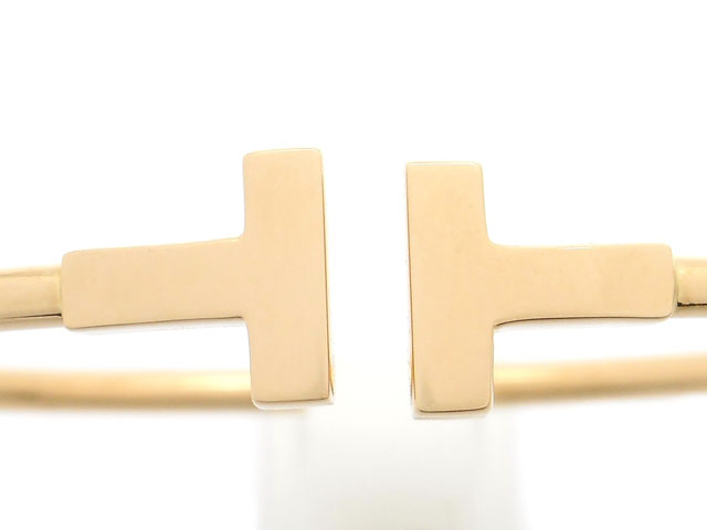 TIFFANY＆CO ティファニー Tワイヤー ブレスレット バングル PG