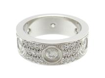 Cartier　カルティエ　ラブリング　WG　ホワイトゴールド　パヴェダイヤモンド　9.6g　49号　日本サイズ9号　N4210400　2143700196746　【200】