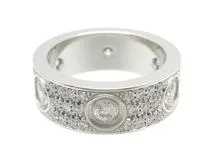 Cartier　カルティエ　ラブリング　WG　ホワイトゴールド　パヴェダイヤモンド　9.6g　49号　日本サイズ9号　N4210400　2143700196746　【200】