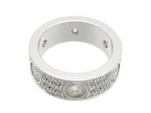 Cartier　カルティエ　ラブリング　WG　ホワイトゴールド　パヴェダイヤモンド　9.6g　49号　日本サイズ9号　N4210400　2143700196746　【200】