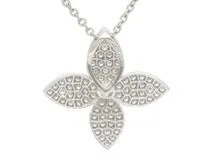 LOUIS VUITTON　ルイ・ヴィトン　パンダンティフスターブロッサムNC　ネックレス　ダイヤモンド　WG　ホワイトゴールド　7.8g　2143000661272　【200】