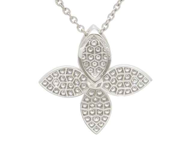 LOUIS VUITTON　ルイ・ヴィトン　パンダンティフスターブロッサムNC　ネックレス　ダイヤモンド　WG　ホワイトゴールド　7.8g　2143000661272　【200】