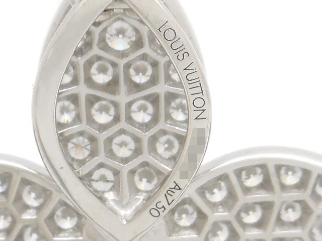 LOUIS VUITTON　ルイ・ヴィトン　パンダンティフスターブロッサムNC　ネックレス　ダイヤモンド　WG　ホワイトゴールド　7.8g　2143000661272　【200】