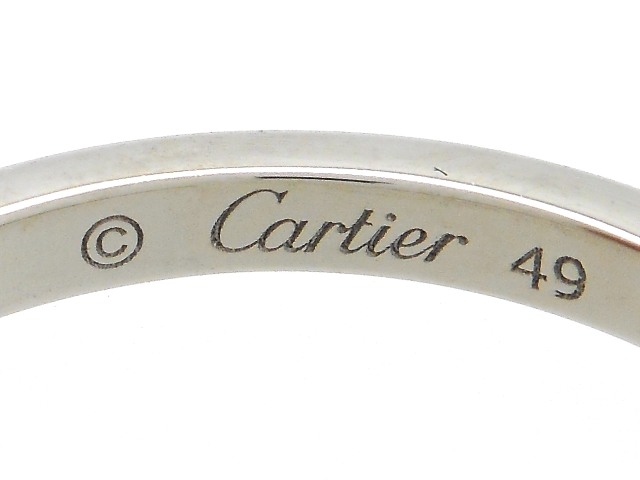 Cartier カルティエ バレリーナカーブリング ダイヤモンド PT