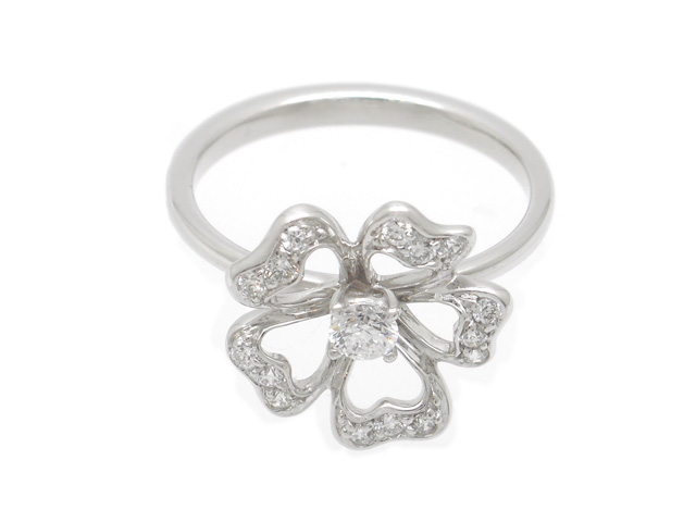 DEBEERS デビアス ワイルドフラワー リング 指輪 ホワイト
