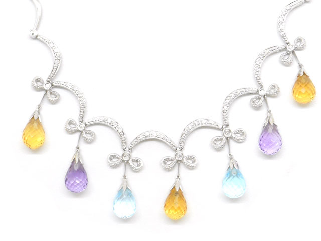 JEWELRY 貴金属・宝石 ダイヤネックレス デザインネックレス