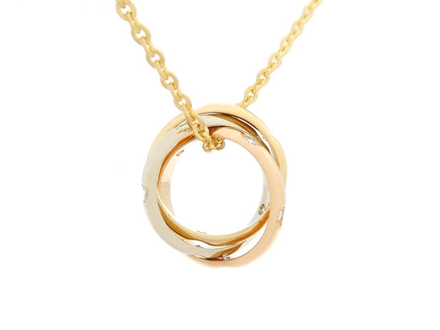 Cartier カルティエ 貴金属・宝石 トリニティネックレス 3カラー