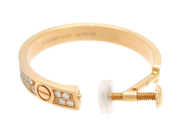 Cartier カルティエ ラブイヤリング ダイヤモンド パヴェダイヤ