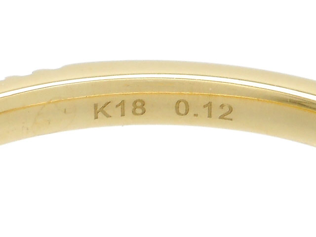 ベルシオラ K18 ダイヤモンド リング 0.12ct BELLESIORA - リング