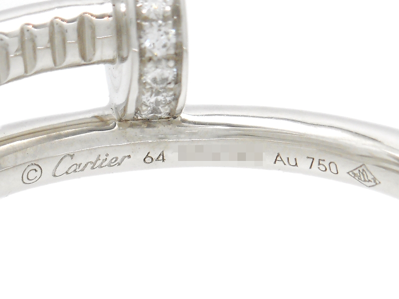 Cartier カルティエ ジュストアンクルリング WG ホワイトゴールド