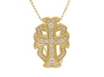 JEWELRY　ジュエリー　ユキザキ　ダブルトップ　ネックレス　K18　ゴールド　D　ダイヤモンド　0.52ct　9.0g 　【200】